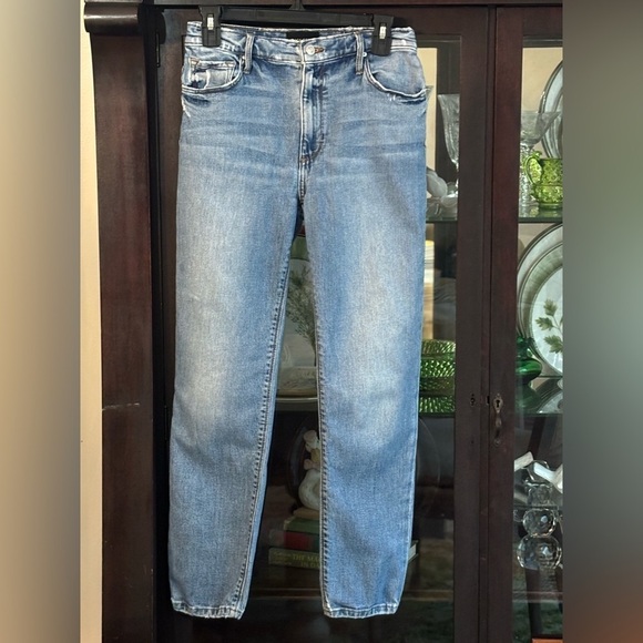 Black Orchid Denim - Black Orchid Skinny Boyfriend Jeans. Sz~26. Washed Distressed Denim EUC